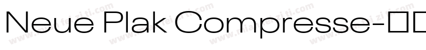 Neue Plak Compresse字体转换